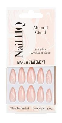 Nail HQ Almond Cloud Nails (24 Pieces)
