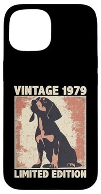 46 Years Old 46th Birthday Vintage 1979 Beagle Dog Lover Case for iPhone 15