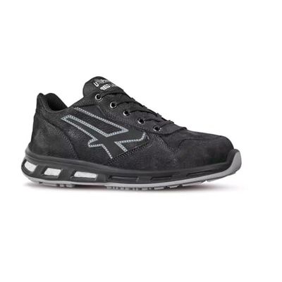 U-Power Red Lion Carbon, sapatos de segurança unissexo, leves, flexíveis, de couro anti-perfuração, com inserção Infinergy, com biqueira de alumínio, cinzento 47
