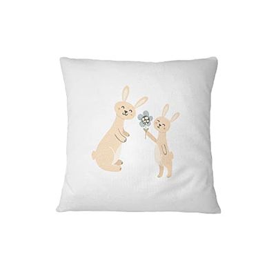 Questo Casa Funda de cojín Decorativa para decoración del hogar, sofá, cafetera, 45 x 45 cm, diseñada y Fabricada en Turquía