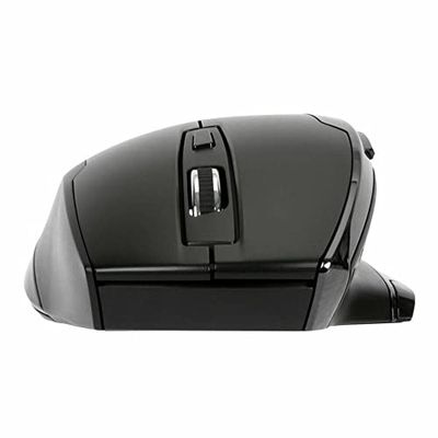 Targus Ergonomic Mouse, Anti Microbial, BlueTrace - Black (AMW584GL)