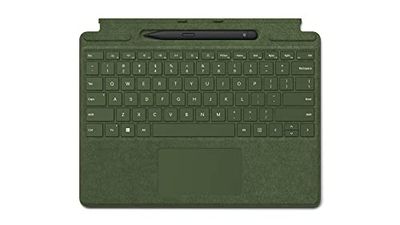 Clavier Microsoft Signature pour Surface Pro avec stylet Vert forêt