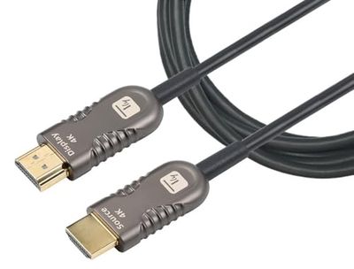 Techly 104530 Cavo Ottico Attivo HDMI™ 2.0 AOC 4K 18Gbps HDMI™ A/A M/M 15m Nero