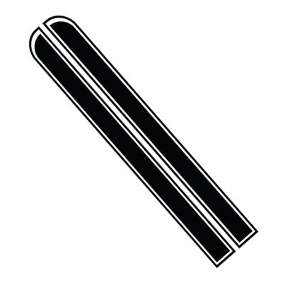 Ambiance Sticker Adesivo per auto Stripe, adesivo da corsa per corpo, striscia laterale, tetto, gonna paraurti, strisce in vinile, modificato a strisce, decalcomania per auto, decorazione nera, 1 paio