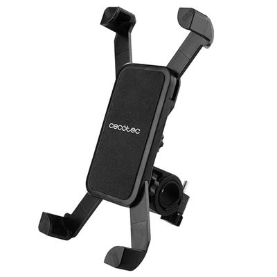 Cecotec Wsparcie mobilne CecoGrip. Regulowany do dowolnego rodzaju kierownicy (deskorolka, rower, motocykl, itp) i dowolnego rozmiaru telefonu komórkowego, uchwyt z bezpieczeństwem