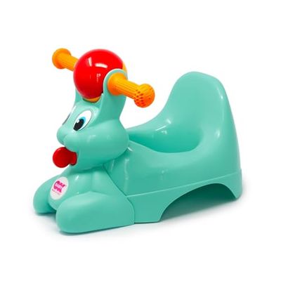 OKBABY Spidy - Wc-potje met ergonomische zitting, in de vorm van een konijn - Azuurblauw