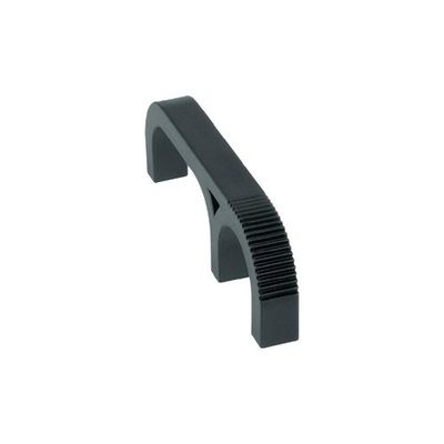 Mentor 3210.3003 grijpsysteem zwart (L x B x H) 86 x 9,5 x 27 mm, 1 stuk