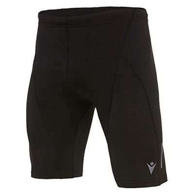 Macron Run Chinook Sca Chad Bermuda Stretch Blk, Uomo, Nero, XXL