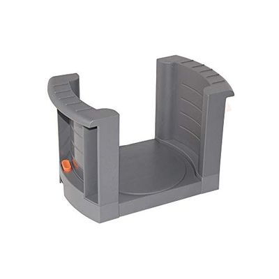 Emuca - Porta-platos regulable/extensible para platos de diámetro 187mm a 308mm, gris antracita