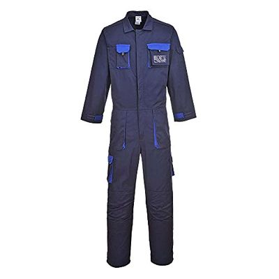 Portwest TX15NARXL Texo contrasto tuta, regular, misura: XL, colore: Blu navy
