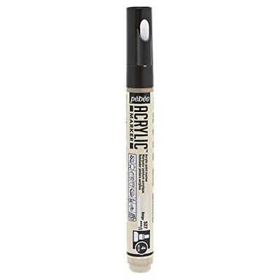 Pébéo 201527 Marqueur acrylique Pointe ronde 4mm Beige