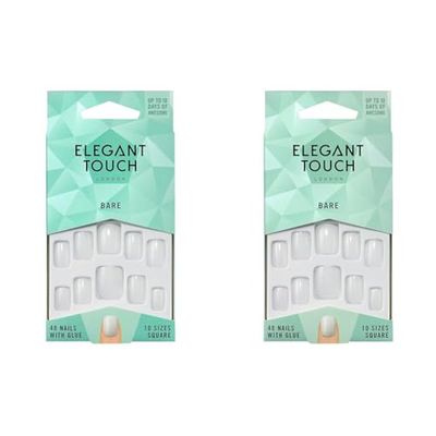 Elegant Touch Bare Nails Square (Pack of 2)