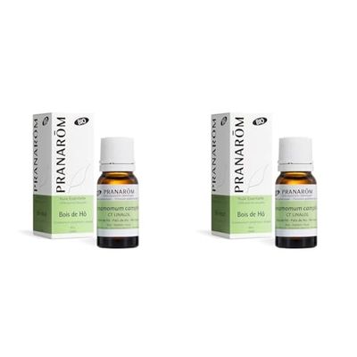 Pranarôm Bois de Hô Bio Huile Essentielle Cinnamomum camphora ct linalol Bois HECT 10ml (Lot de 2)