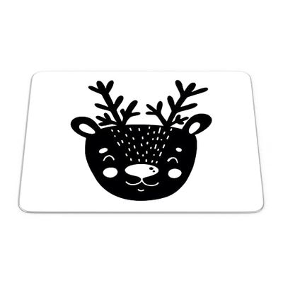 Bonamaison, Rectangle Pop Art Digital Printed Mouse Pad, Non-Slip Base, for Office and Home, Size: 22 x 18 cm