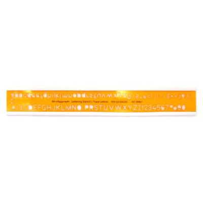 Studygraph by Graph'It Normograph for Technical Drawing, Map and Diagrams – Resistant Anti-Shock Plastic – ISO Letter Tracing – 8 mm