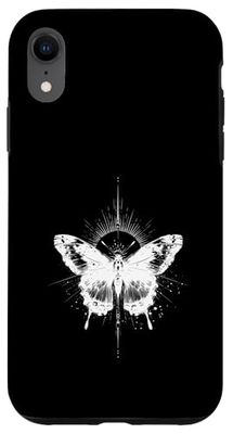 Gothic Butterfly in Alt Aesthetic for Emo and Goth Girls Case for iPhone XR