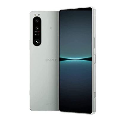 Sony Xperia 1 IV - 6.5 Inch 21:9 Wide 4K HDR OLED display - 120Hz Refresh rate - True Optical Zoom (with ZEISS T* coating) - 3.5 mm audio jack - Android 12 - SIM free - Dual SIM hybrid - Ice White