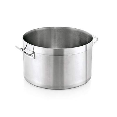 WAS 2005 450 Marmite en acier chrome-nickel Diamètre 45 cm Hauteur 28 cm 45 l