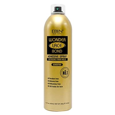 EBIN New York Wonder Lace Bond Adhesive Spray - Sensitive, 420ml