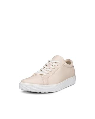 ECCO Women's Soft 60 Premium Sneaker, Limestone, 10-10.5