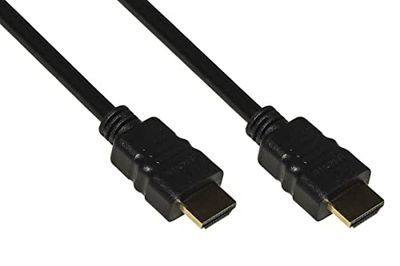 LINK LKCHD2005E HDMI-kabel 2.0 4K 60Hz + 18Gbps vergulde contacten, zwart, 0,5 m