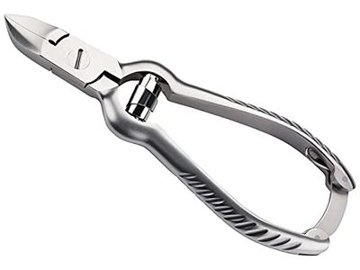 Alpen Pinza professionale per unghie in acciaio AISI 420, satinata, apertura a molla, 13, 8 cm
