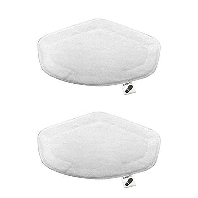 Polti Vaporetto PAEU0332, Kit de 2 serpillières microfibres pour Polti Vaporetto avec brosse Vaporforce