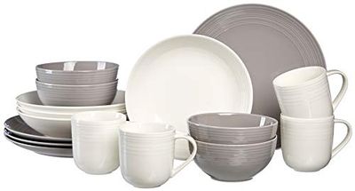 Ritzhoff & Breker Kombiservice Levi, 16 delar, grå/vit, 45 x 26 x 34 cm