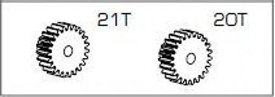 Carson 500405068 – set met 10 tanden, 20/21 tanden