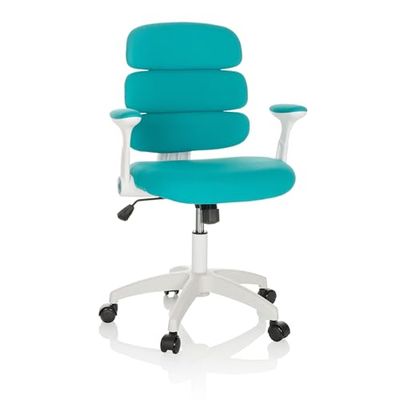 hjh OFFICE Chaise Enfant pivotante Kid ERGOLINO W Chaise Enfant avec Dossier Ergonomique, Bleu, 736430
