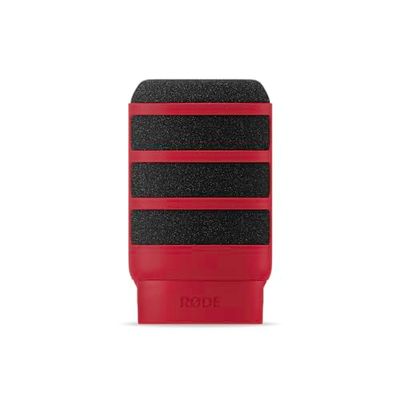 RØDE WS14 Premium Pop Filter per PodMic e PodMic USB (Rosso)