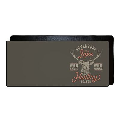 Bonamaison, Rectangle Digital Printed Gaming Mouse Pad for Gamers, Non-Slip Base, for Office and Home, Single Player Games L, Size:90 x 40 cm