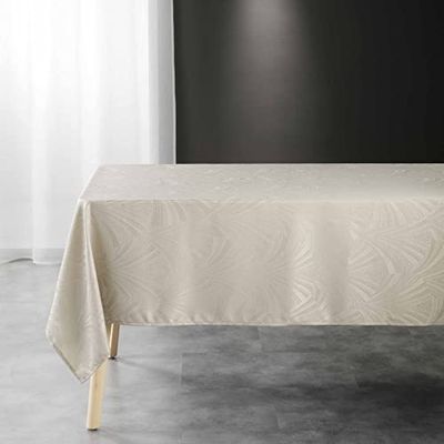 Douceur d'Intérieur, Rectangular Tablecloth 140 x 240 cm Linen Jacquard Lolly