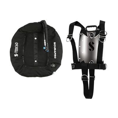 Scubapro Pure TEK 60 Set Détendeur en Carbone pour plongée Unisex-Adult, Multicolor, Taille Unique