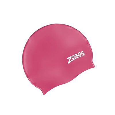 Zoggs 300781, Cuffia Bambina, Rosa, taglia unica