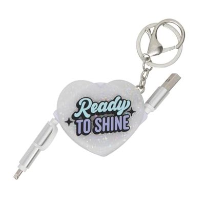 Mr.Wonderful - Keyring with phone charger - Ready to shine x x