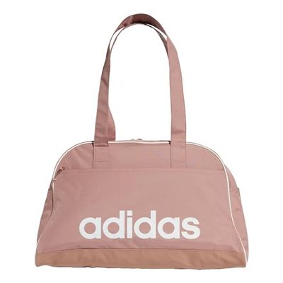 adidas Femme Linear Essentials Bowling Bag, Warm Clay/White, One Size