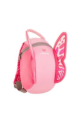 LittleLife Mochila infantil em forma de animal rédea, Borboleta, Borboleta