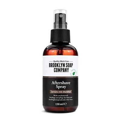 Spray dopobarba (150 ml) · Brooklyn Soap Company · Cura naturale dopo la rasatura · lenisce la pelle, ha un effetto antibatterico e nutre la pelle con aloe vera idratante