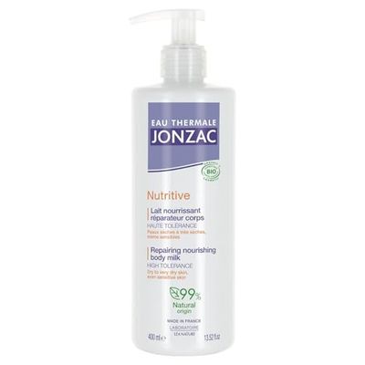 Eau Thermale Jonzac - Näringsrik - Torr till mycket torr, även känslig hud - Certifierad Bio Cosmos Organic - 400 ml flaska