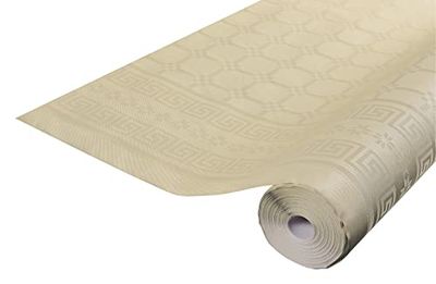 Disposable tablecloth damask paper in roll 25 M long X 1.18 M wide - Damask paper with a chic and classic universal pattern - string