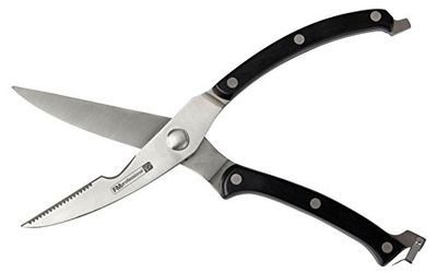 FMprofessional Profesional FM Professional Tesouras de trinchar, metal, preto INOX, 27,7 x 8,5 x 1,5 cm