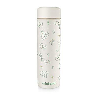 Miniland 89262 NATUR THERMOS CHIP – 450 ml vakuumflaska för barnmat, flerfärgad