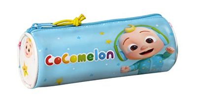 COCOMELON Ronde toilettas, gemakkelijk te reinigen, Wit/veelkleurig, One size