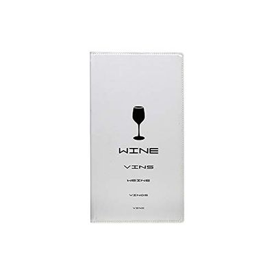Securit Long tendance Cuir Style Vin support avec deux double insert – Blanc
