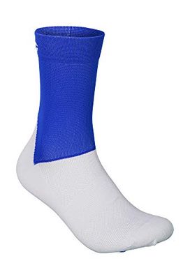 POC Essential Road Sock Chaussettes Mixte Adulte, Bleu/Blanc (Light Azurite Blue/Hydrogen White), S