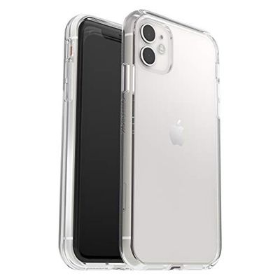 OtterBox React Series skal för iPhone 11/XR, stöttåligt, fallsäkert, supertunt, skyddande tunt skal, testad till militärstandard, Klar
