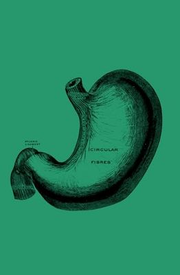 Notebook Human Stomach | Notizbuch Menschlicher Magen: Vintage Notebook | Notizbuch Vintage Anatomie