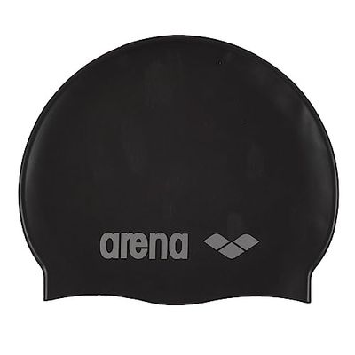 Arena Classic silicone júnior gorro de natação unissexo para meninos e meninas, com borda reforçada, macia e resistente