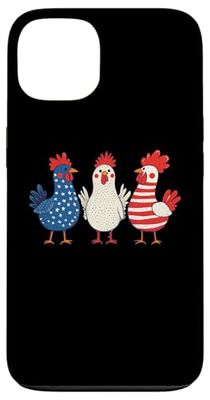 American Flag Chicken 4th Of July Case for iPhone 13